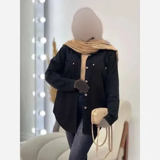 کتان دو جیب زنانه مدل دوجیب کتان رنگ مشکی یشمی کرمی سفید سایز 1 و 2