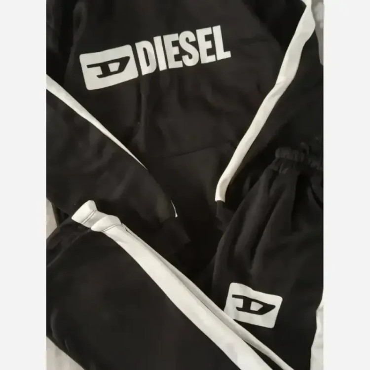 ست هودی شلوار دورس توکرکی دیزل مشکی سایز XL و 2XL